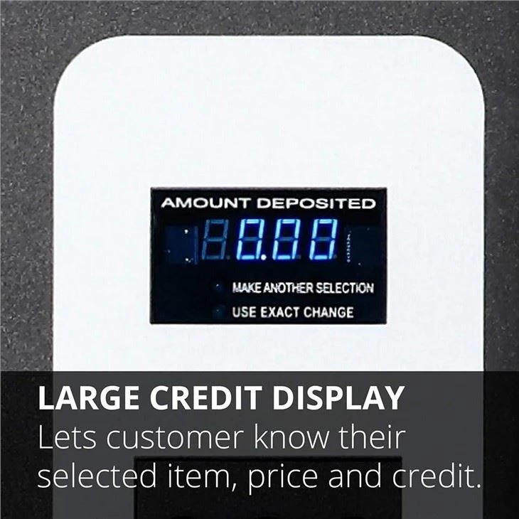 vending machine message screen