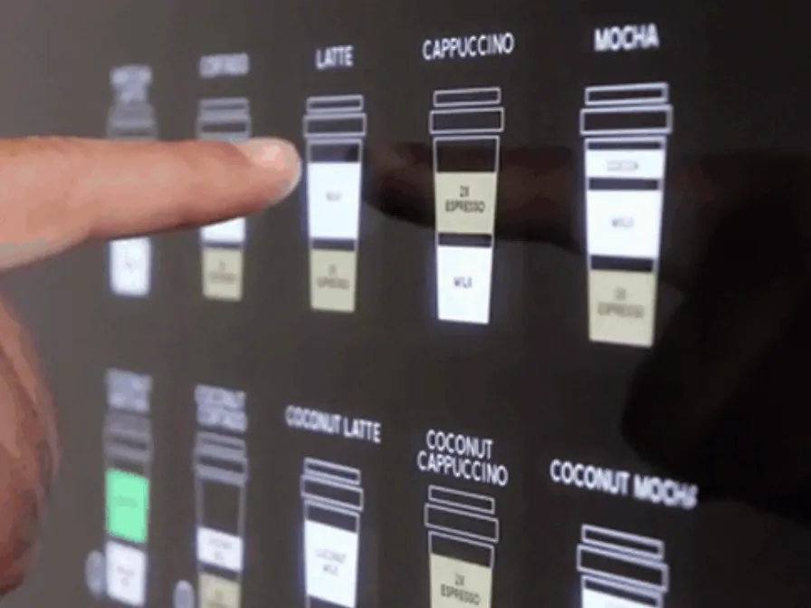 Hiệu ứng hoạt động của máy bán cà phê