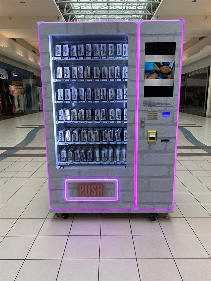 Fashion Vending Machine For Eyelash With Big Screen